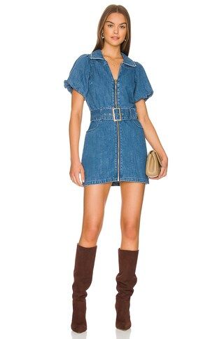 Show Me Your Mumu Oxford Mini Dress in Stormy Blue from Revolve.com | Revolve Clothing (Global)
