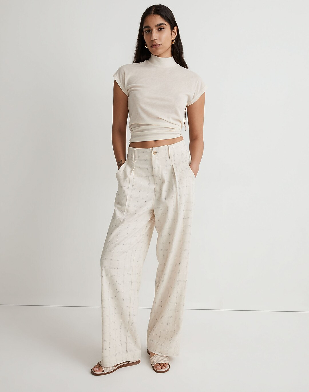 The Neale Straight-Leg Pant in Ghent Plaid | Madewell