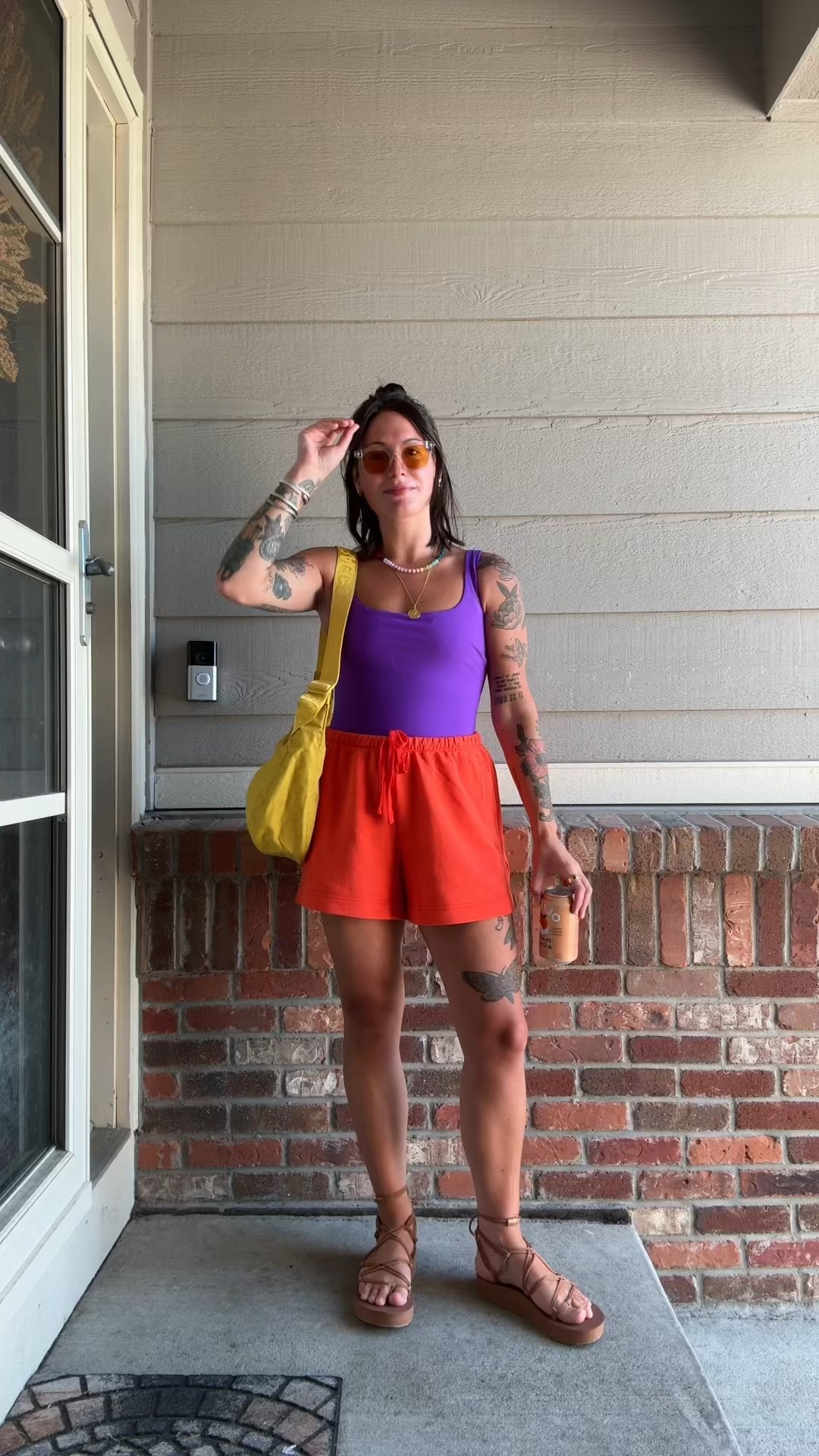 ootd! 🧡💜 @Aerie @Anthropologie

#LTKootd #LTKSwim #LTKSaleAlert