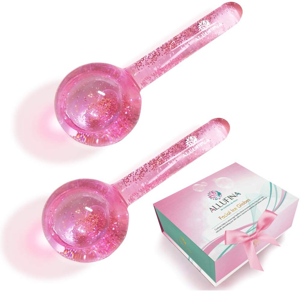 ALLUFINA | Beauty Ice Roller Globes Facial Roller Cold Skin Massagers | Cooling Globes For Face,Neck | Amazon (US)