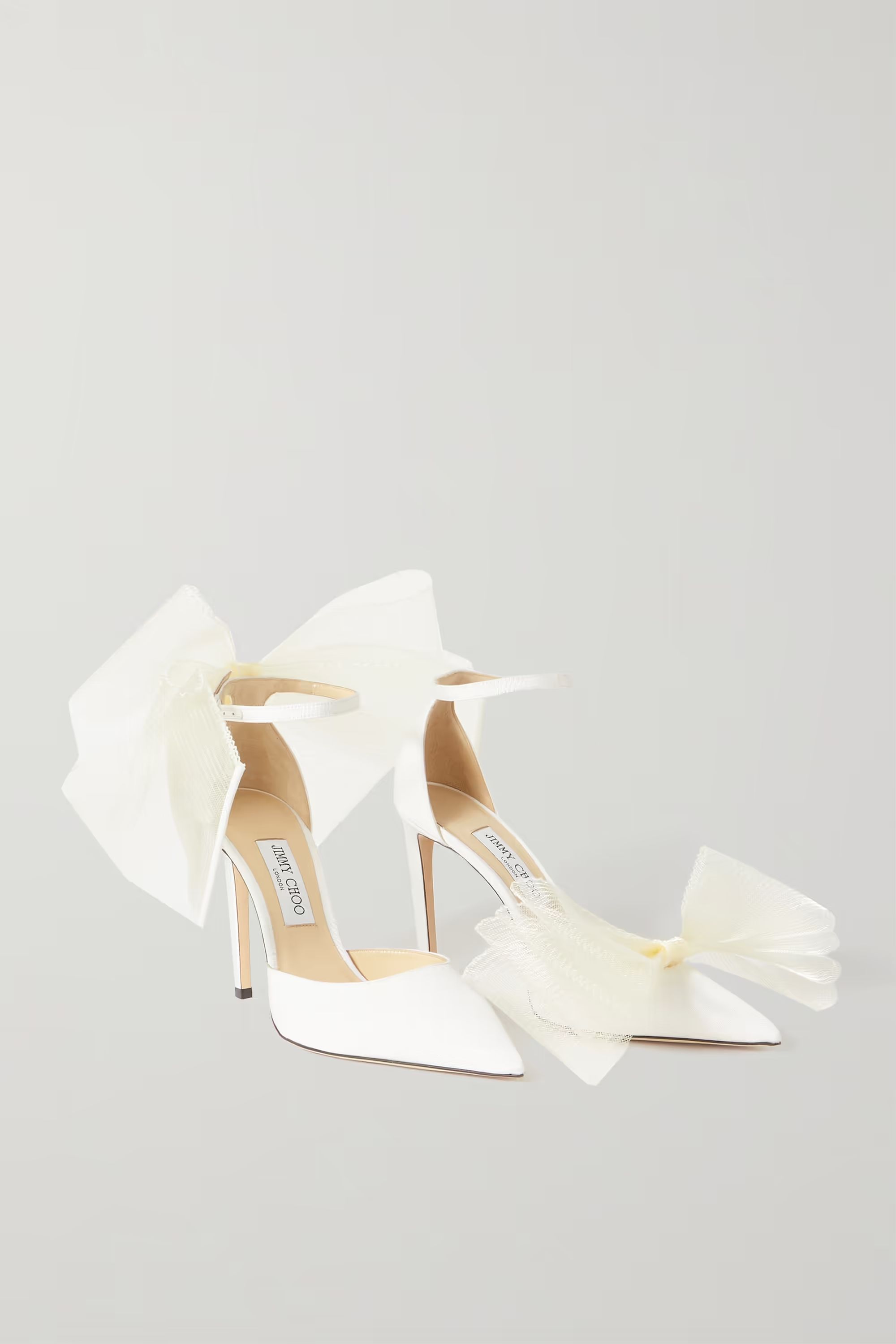 Averly 100 bow-detailed faille pumps | NET-A-PORTER (US)