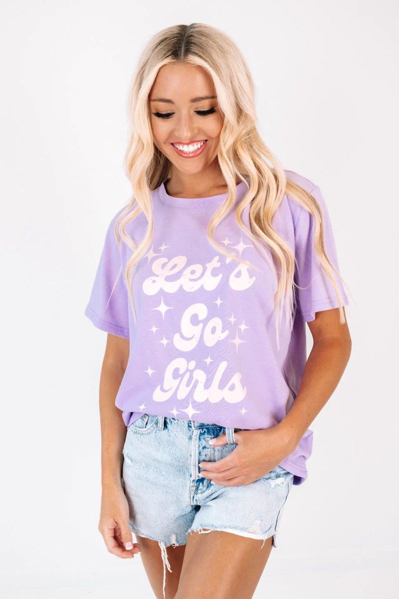 Surely Shania Tee - Purple | The Impeccable Pig