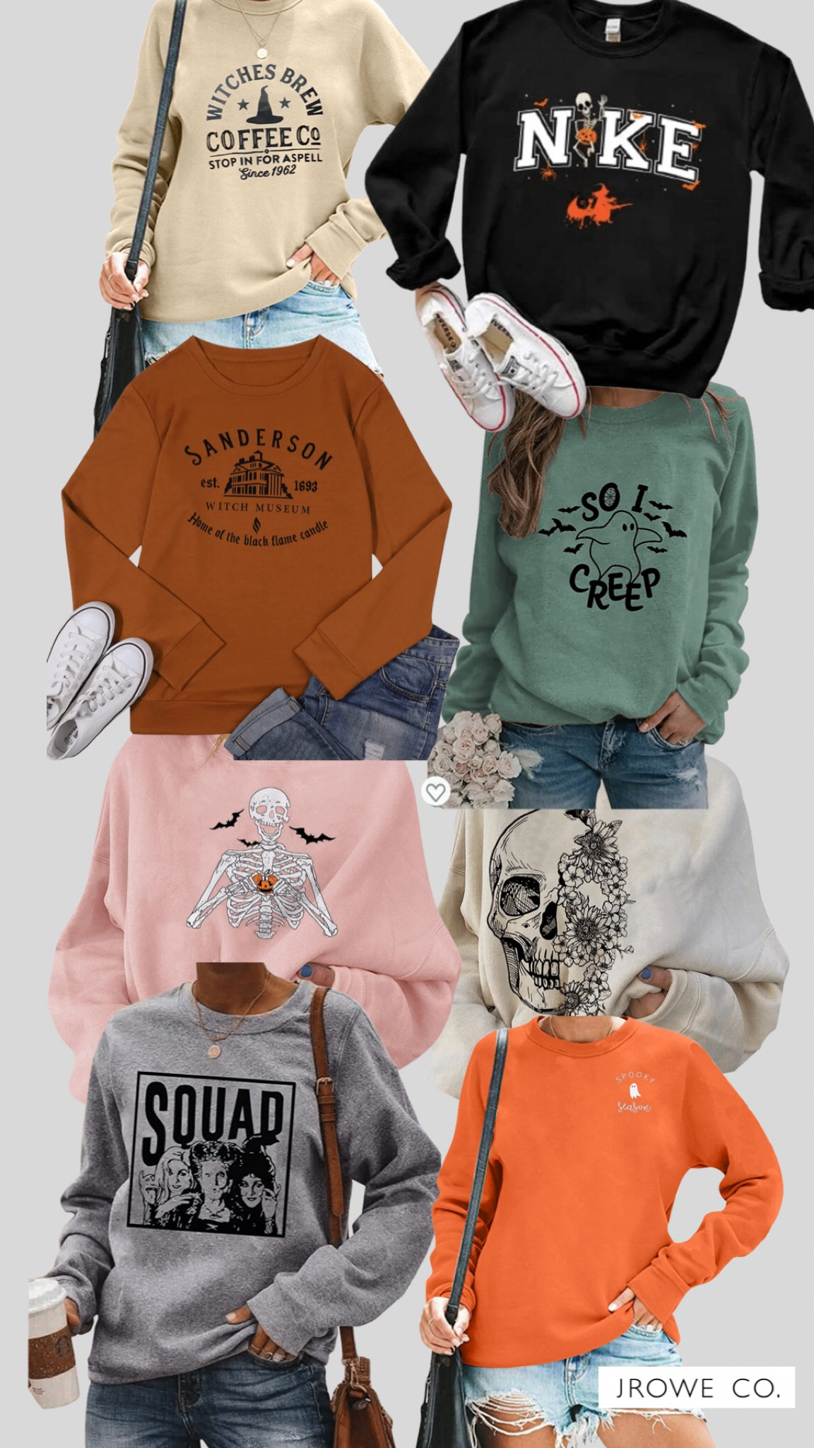 Cute Halloween sweatshirts for spooky season! 

#halloween #spookyseason #sweaterweather

#LTKstyletip #LTKHalloween #LTKSeasonal