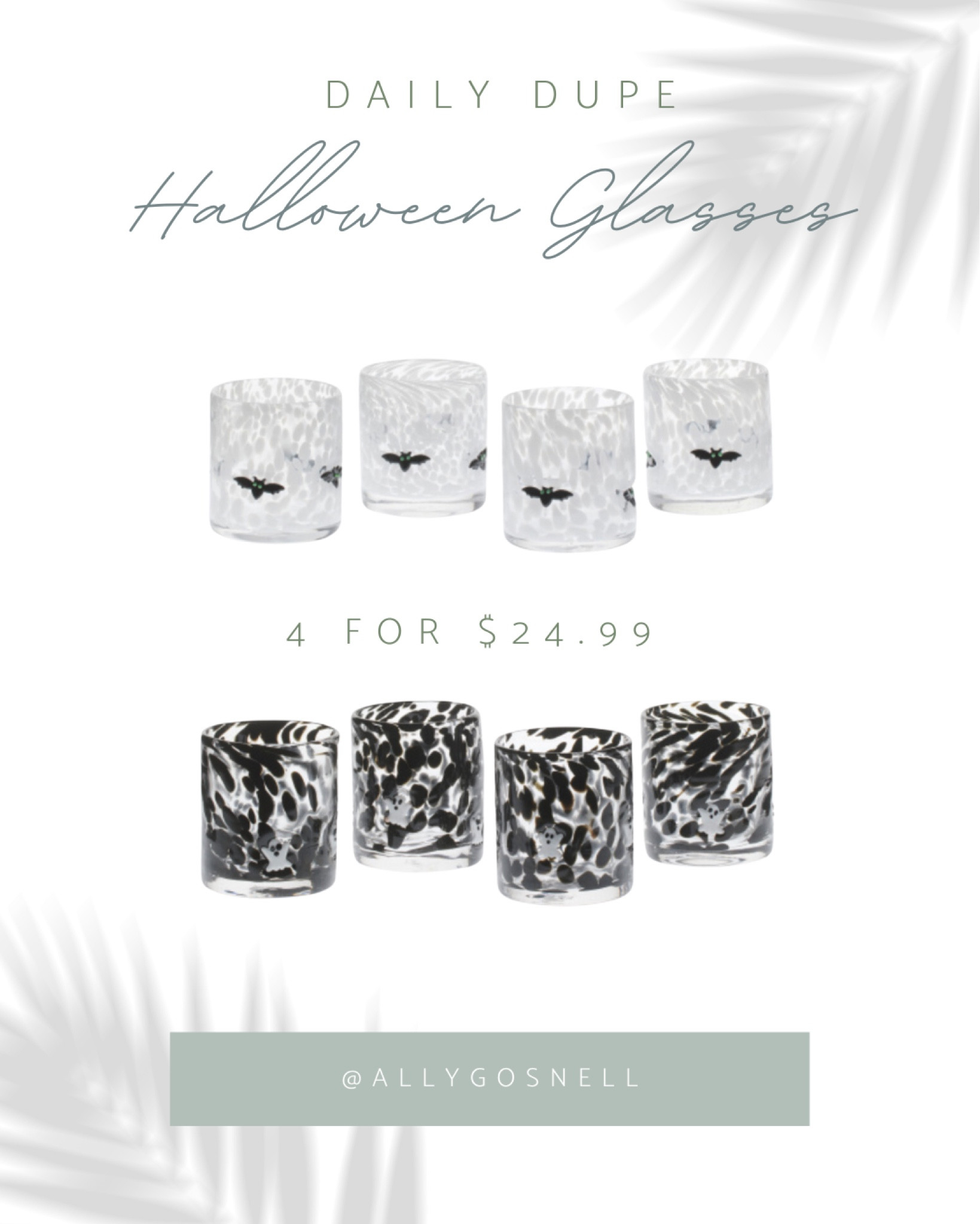 Halloween Glass Dupe

These Halloween glasses are the perfect dupe to the viral Anthropologie confetti glasses. Grab this set of 4 before it sells out! I also found similar ones a la carte and linked the originals as well. 

Halloween, Halloween glasses, Halloween hosting, Halloween party, glassware, Anthropologie, crate and barrel, tj maxx

#LTKSeasonal #LTKHalloween #LTKFindsUnder50