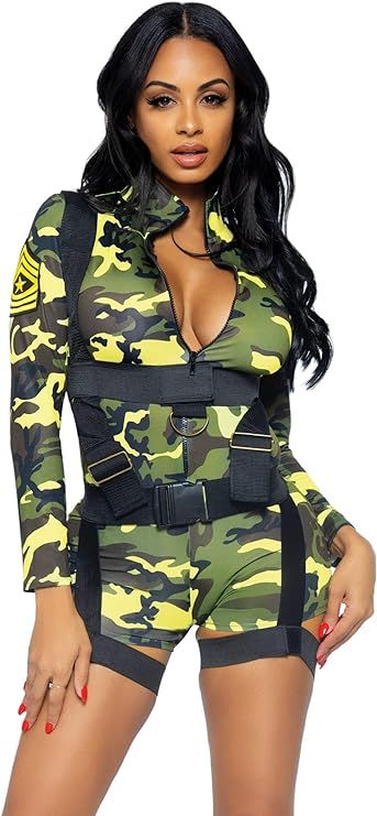 Leg Avenue Women's 2 Piece Goin' Commando Costume | Amazon (US)