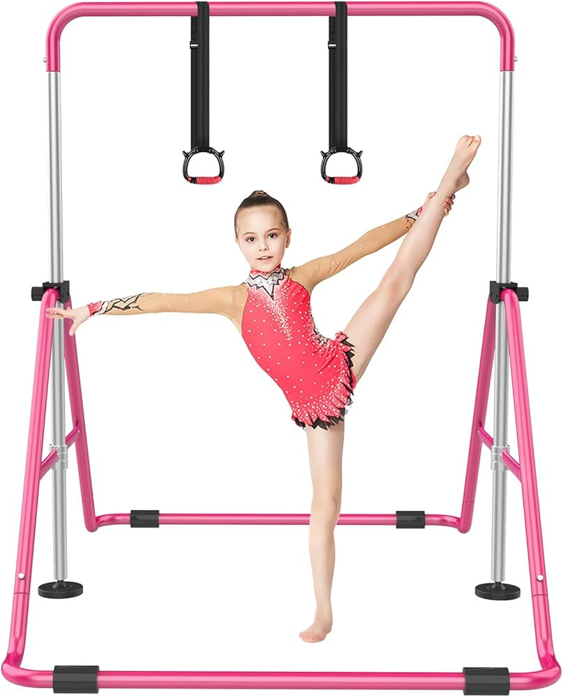 Gymnastic Bars for Kids with Adjustable Height, Folding Gymnastic Training Kip Bar, Junior Expand... | Amazon (US)