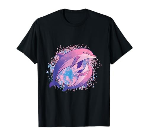 Cute Tie-dye Dolphin shirt Parent And Child Dolphins T-Shirt | Amazon (US)