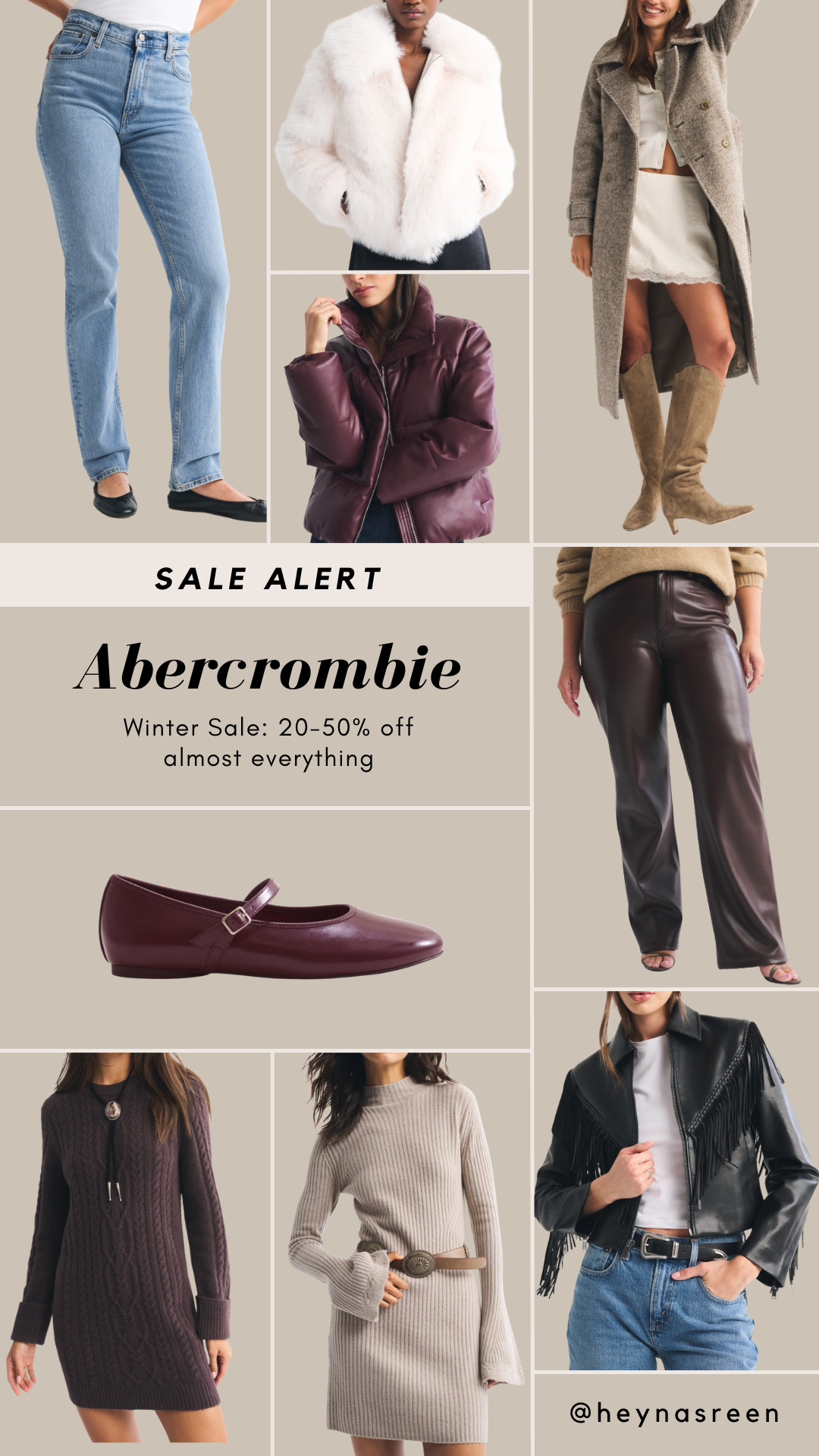 Abercrombie's winter sale is so good. 20-50% off almost everything! Linking all my favorites here including jeans, leather pants, coats and more. 

 

#LTKSeasonal #LTKFindsUnder100