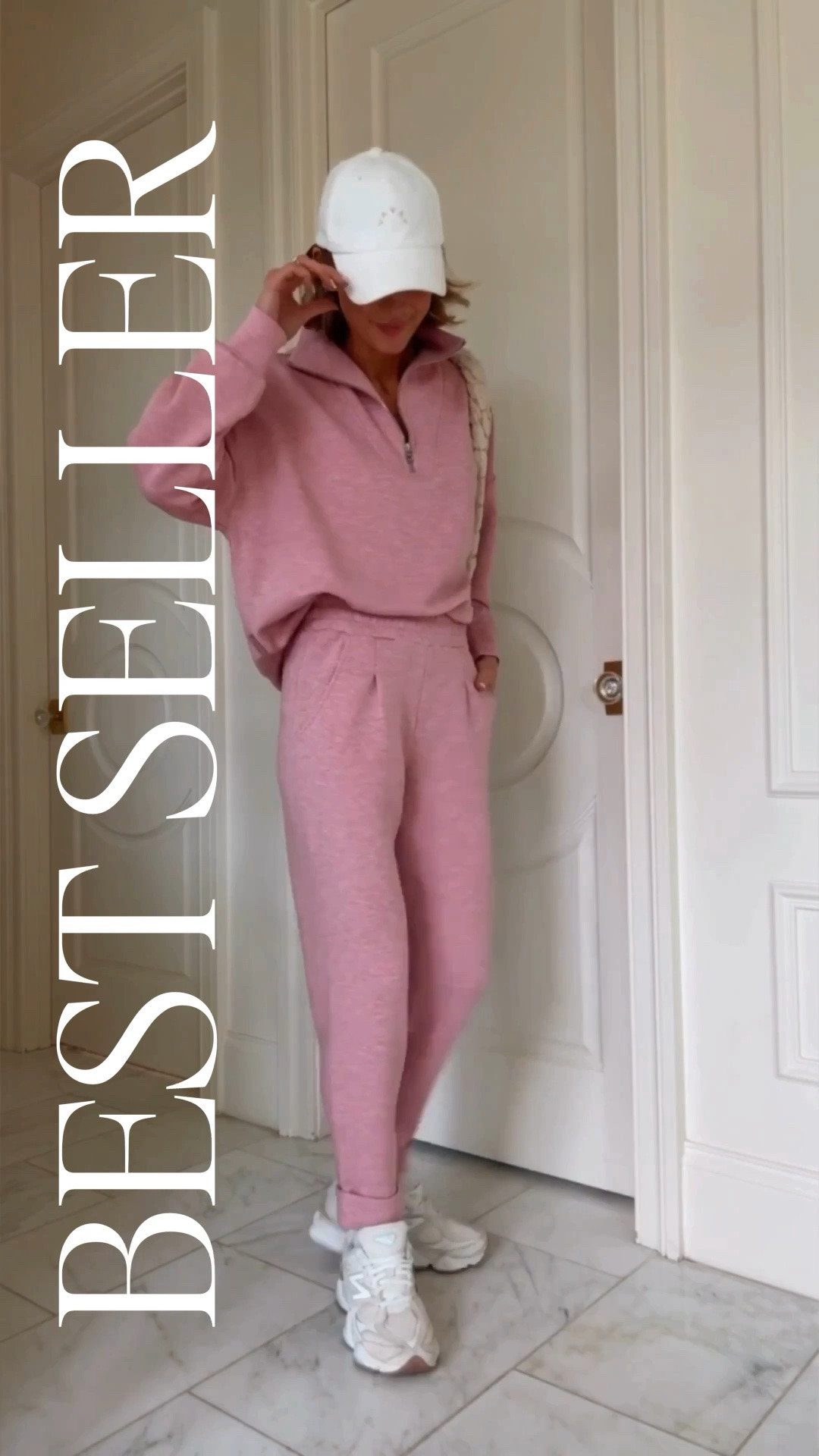 This @Varley quarter zip is a BEST SELLER this week!

#LTKstyletip