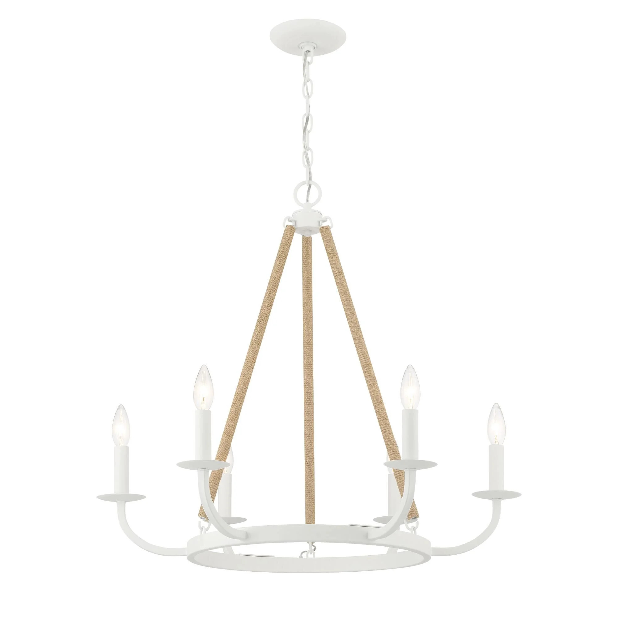 Lanton 28 Inch 6 Light Chandelier by Minka Lavery | 1800 Lighting