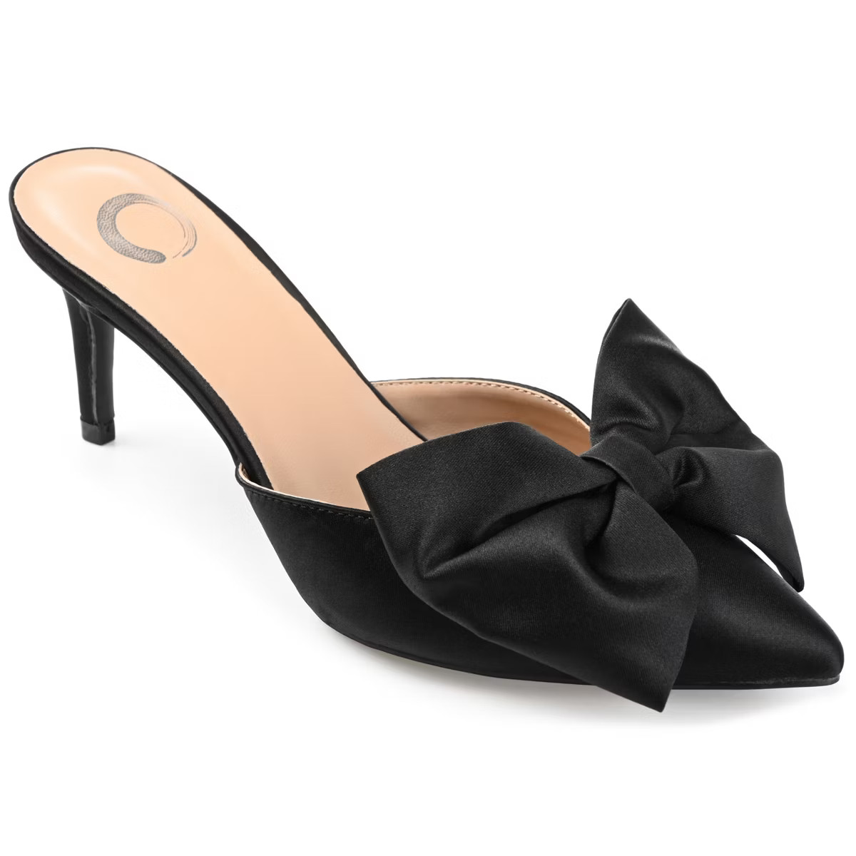 Journee Collection Womens Tiarra Mules Mid Stiletto Pointed Toe Pumps Black 9 | Target