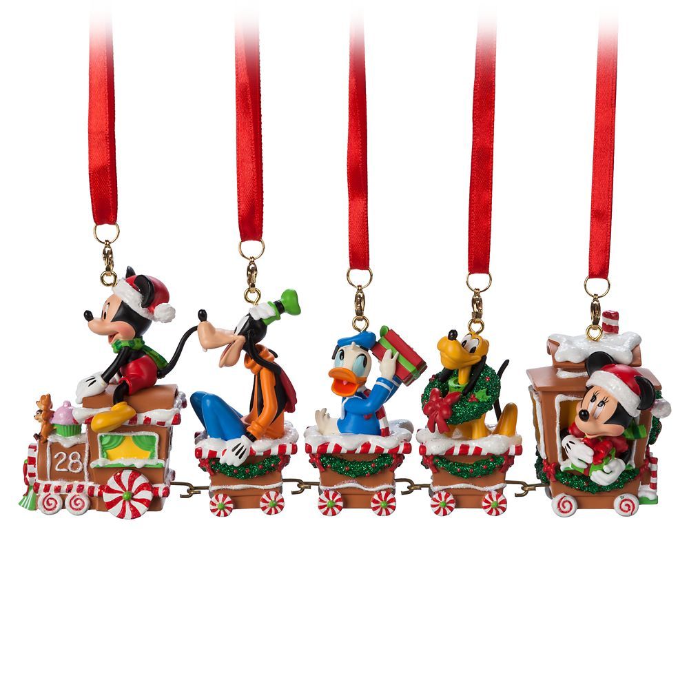 Mickey Mouse and Friends Train Ornament Set | Disney Store