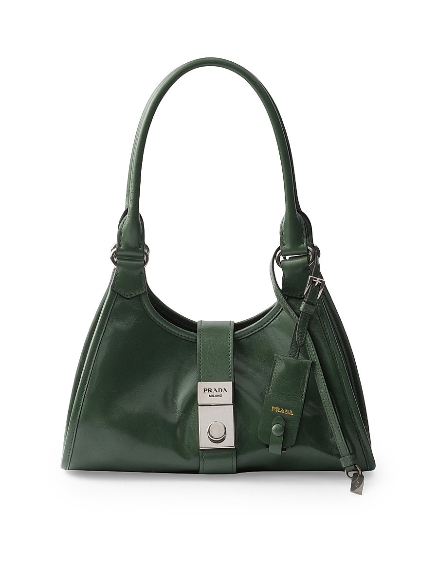 Women's Small Leather Top Handle Bag - Green | Saks Fifth Avenue
