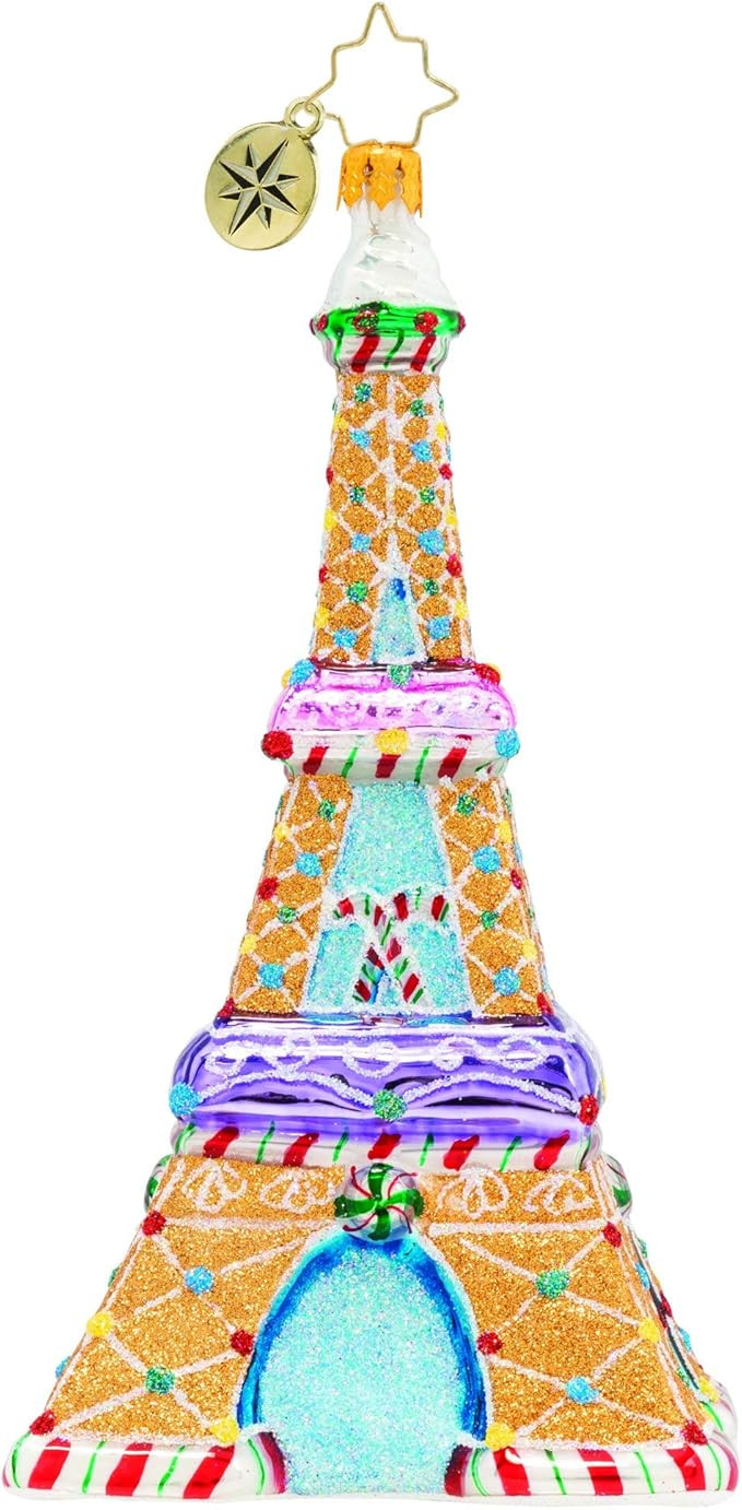 Christopher Radko Hand-Crafted European Glass Christmas Ornament, Paris is Sweet | Amazon (US)