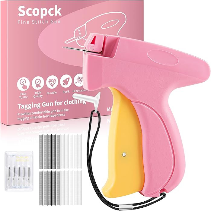 Stitch Gun for Clothes - Handheld Stitch Gun Quick Clothing Fixer - Mini Sewing Micro Tagging Gun... | Amazon (US)