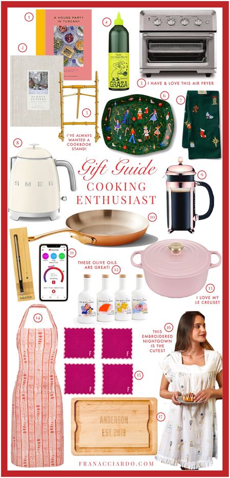 Gift guide for the cooking enthusiast is here! Shop more on franacciardo.com — almost everything is on sale 

#LTKhome #LTKGiftGuide #LTKCyberWeek