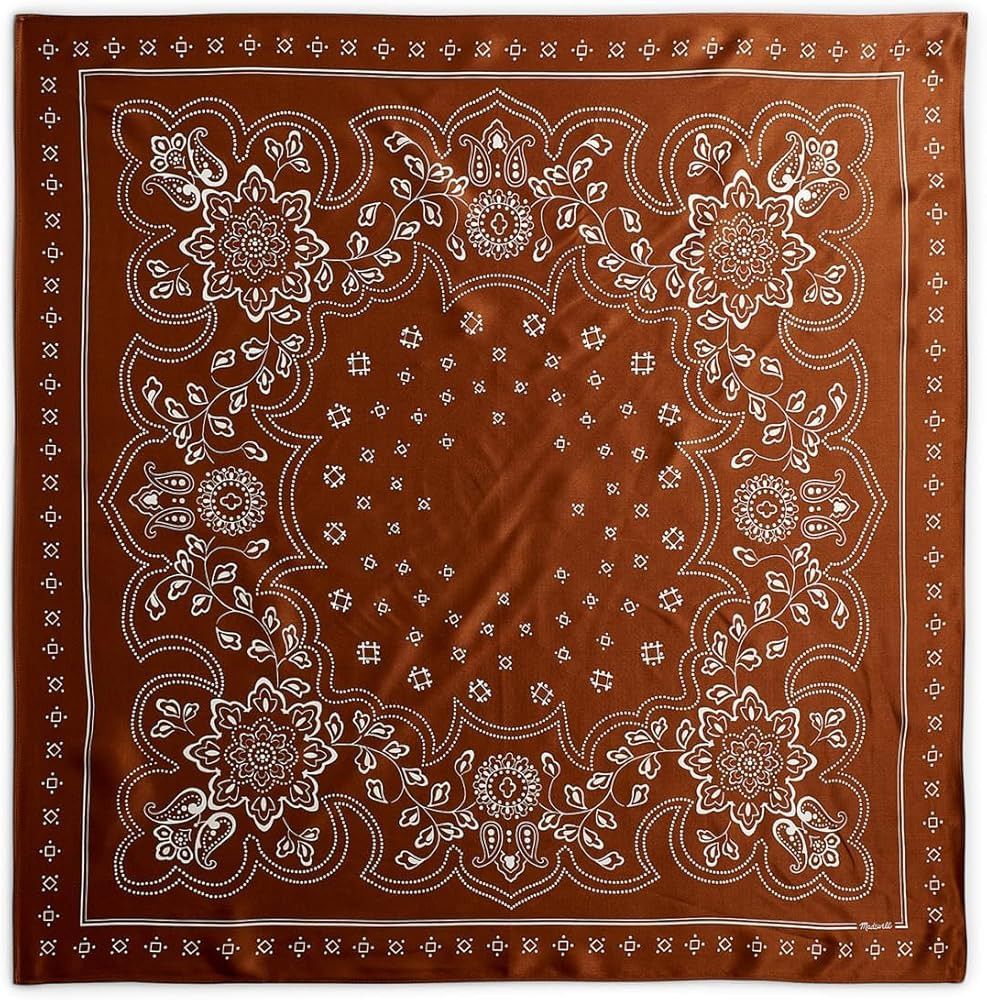 Madewell Women's Oversized Silk Bandana | Amazon (US)