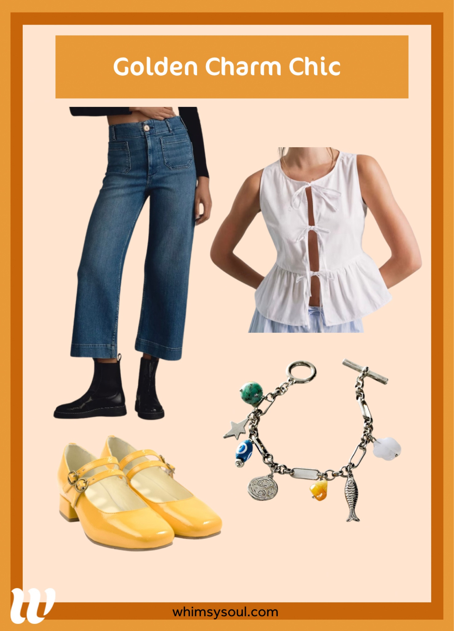 Feeling golden in these bright yellow shoes and charm bracelet, paired with The Colette Wide-Cropped Jeans by Maeve—perfectly tailored for curvy girls! Comfy, flattering, and ready to shine. 💛✨ #CurvyStyle #MaeveFit #GoldenHourVibes

#LTKMidsize #LTKShoeCrush #LTKStyleTip