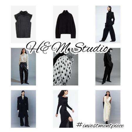 From wool blends to leather trousers to silks and tulle- @hm studio has dropped and its full of statement pieces and classics for fall! #investmentpiece

#LTKstyletip #LTKSeasonal