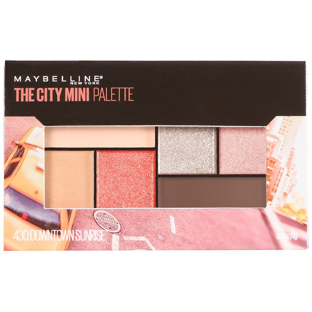 Maybelline New York Makeup The City Mini Eyeshadow Palette, Downtown Sunrise Eyeshadow, 0.14 oz | Amazon (US)