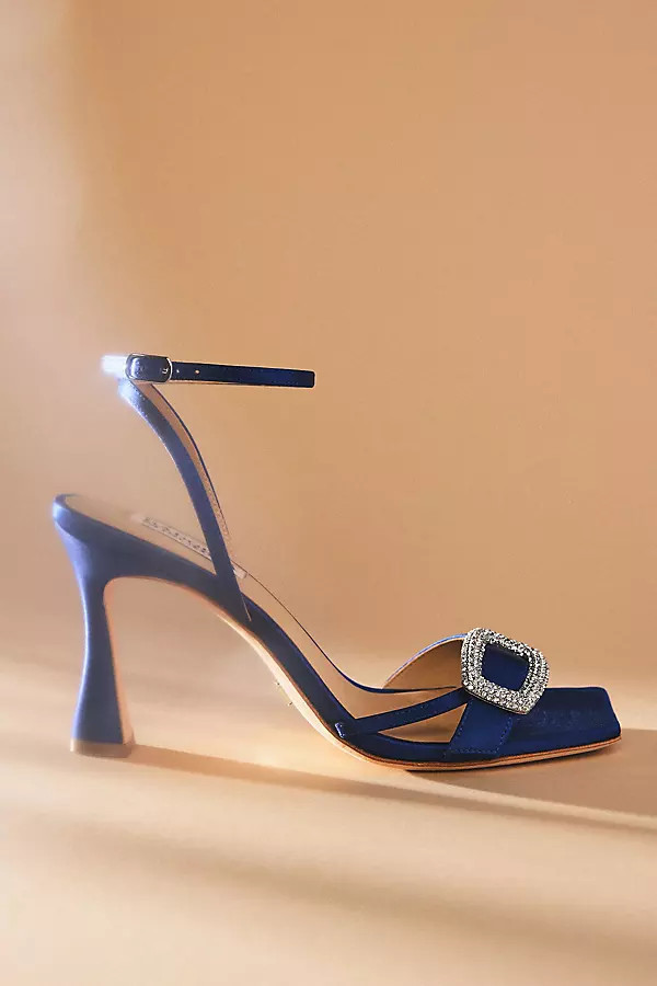 Judith Heeled Square-Toe Sandals | Anthropologie (US)
