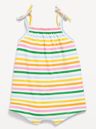 Tie-Bow One-Piece Romper for Baby | Old Navy (US)