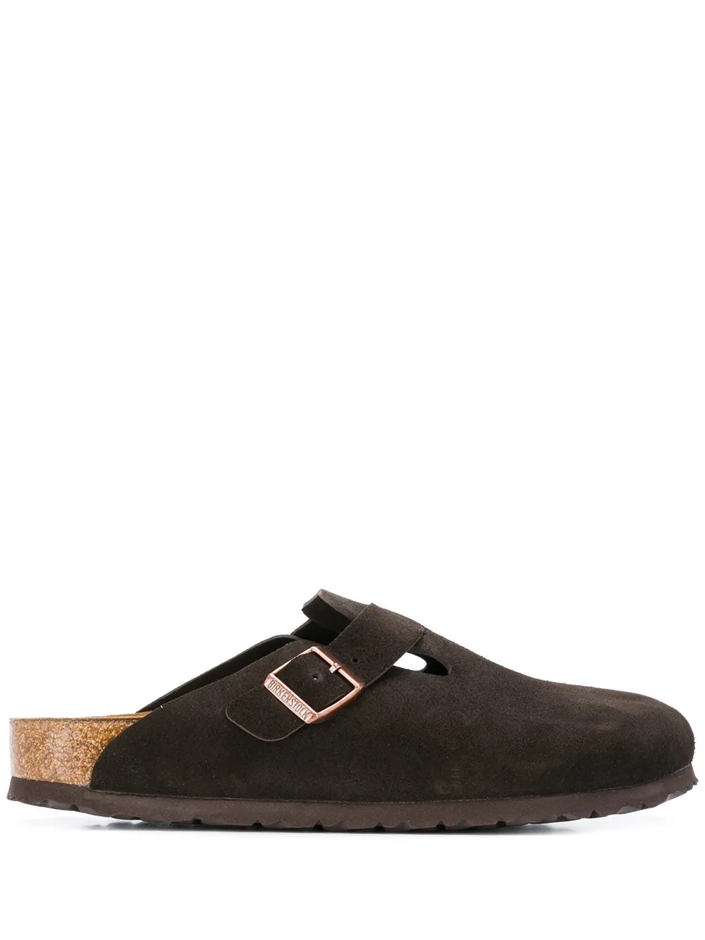 Birkenstock Boston Suede Clogs | Brown | FARFETCH AU | Farfetch Global