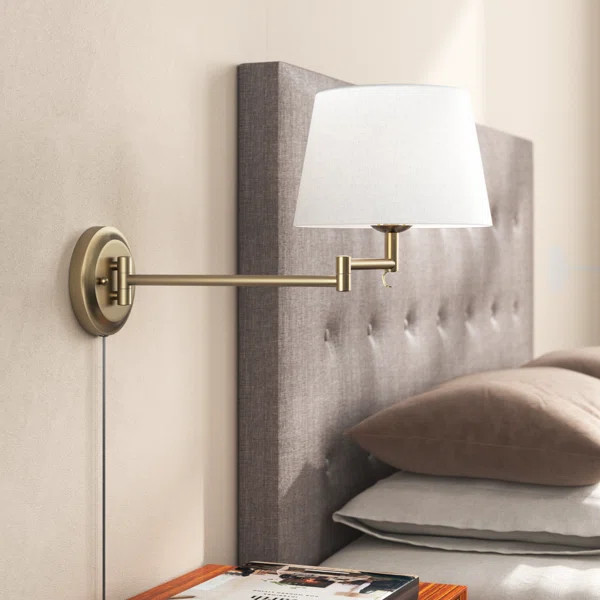Arguelles Steel Swing Arm Sconce | Wayfair North America