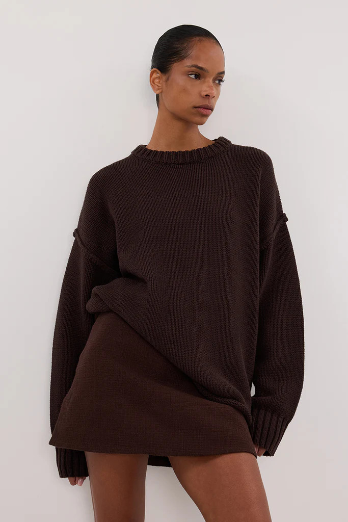 NIEVE CHOCOLATE MINI SKORT | DISSH