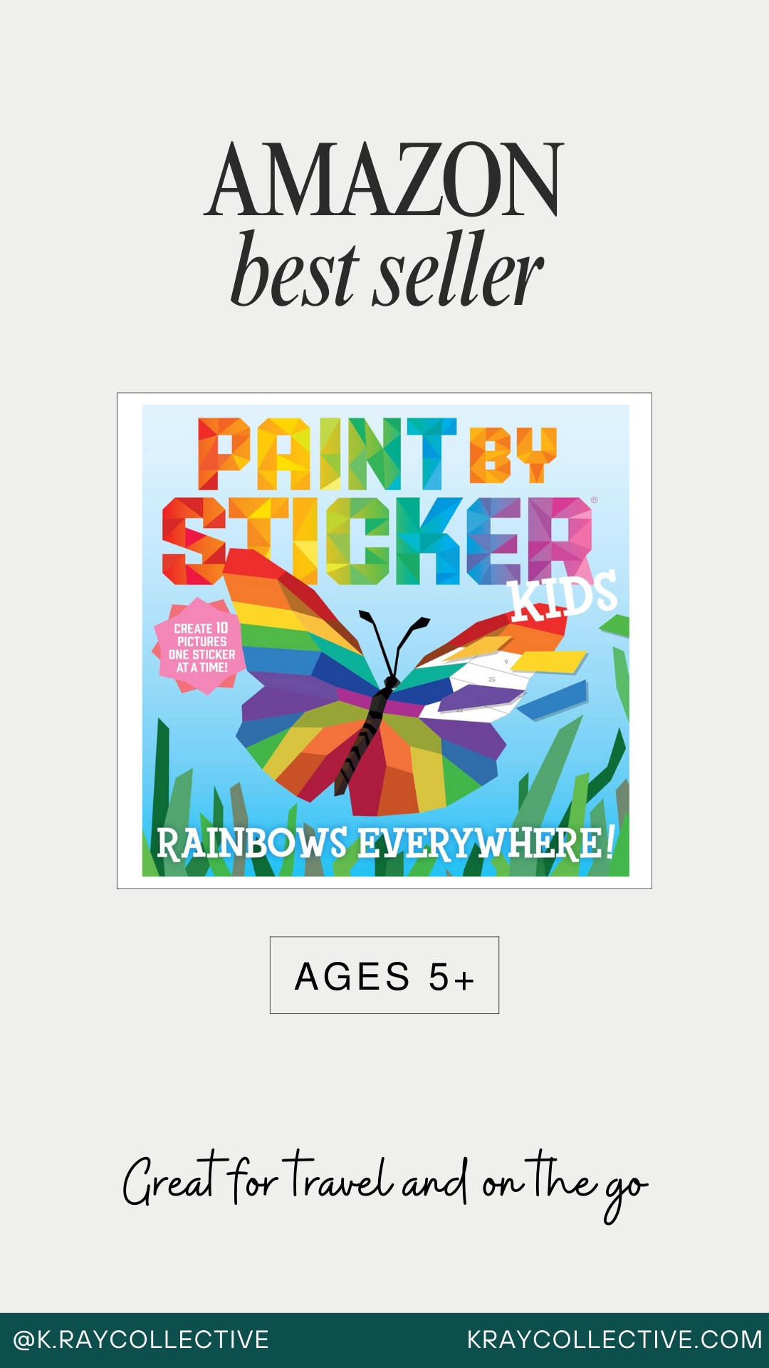 Our favorite on the go and travel activity these awesome paint by sticker books are great for dexterity and entertaining went on the go. They come in a ton of different themes.  A great Easter basket filler for creative kids.

Here’s our top 10 Amazon best selling toys last week!  All things my boys own and love.  Stem kits, magnetic tiles, dinosaur mix n match, beach toys and more.  

Best kids toys | boys gift guide | amazon finds | amazon bestsellers



#LTKKids #LTKHome #LTKFamily