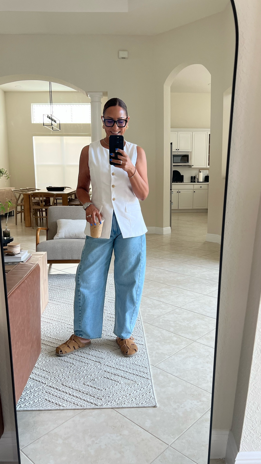 Some of my favorites, Barrel Jeans, long vest, and fisherman mules for a simple, chic look

#LTKStyleTip #LTKFindsUnder50 #LTKFindsUnder100