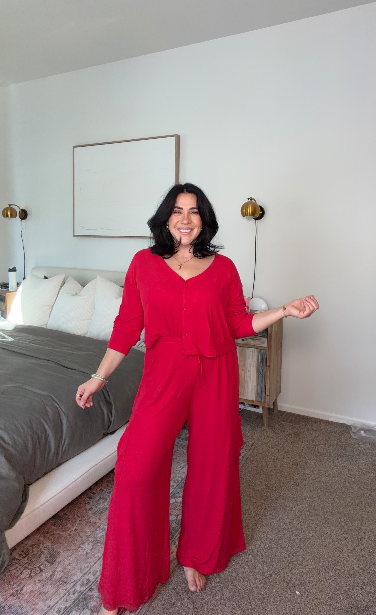 Free people lounge set, comes in neutrals too. Size L. 

#LTKmomlife #LTKmorningroutine #LTKMidsize