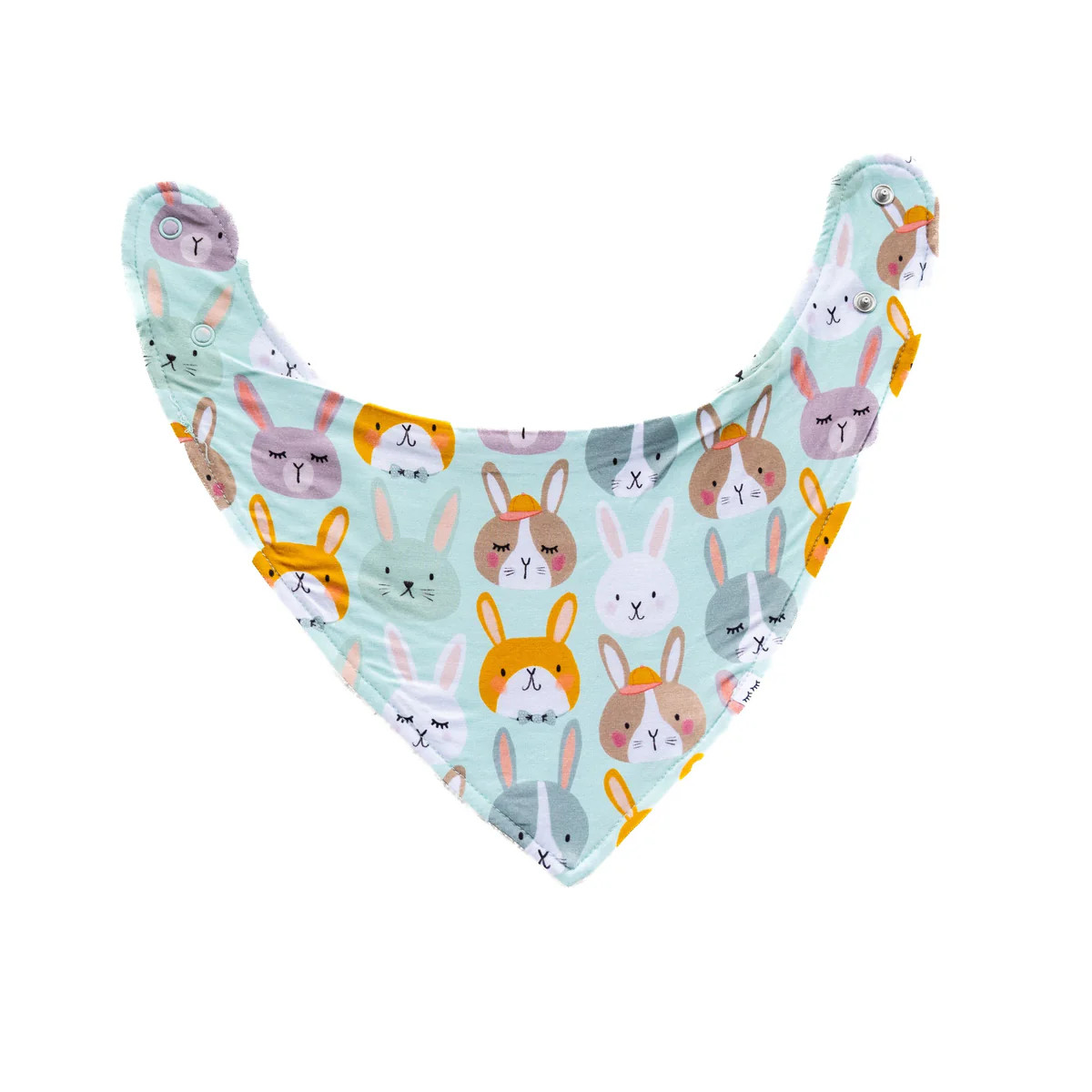 Rad Rabbits Bandana Bib | Little Sleepies