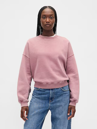 VintageSoft Wedge Crewneck Sweatshirt | Gap (US)
