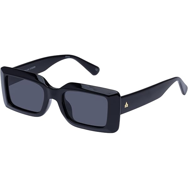 AIRE CERES Rectangular Unisex Sunglasses Black | Amazon (US)