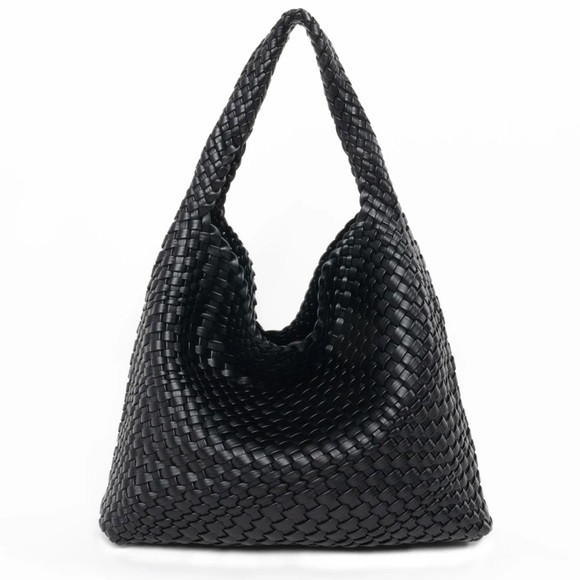 Black Woven Tote Bag | Poshmark