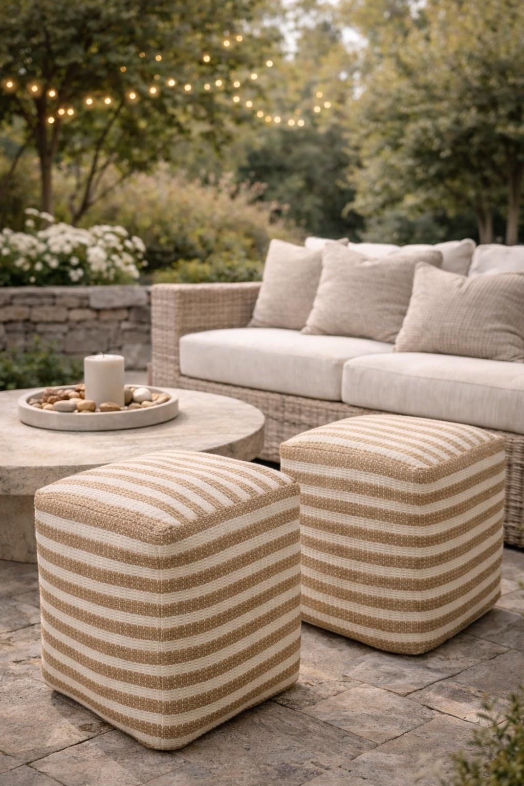 Walmart ottoman 
Walmart pouff
Outdoor patio
Patio furniture 

#LTKHome #LTKSeasonal