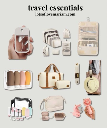 Travel essentials 

Travel toiletry bag. Travel toiletry, cabin bag. Neutral cabin bag. Travel fan , hat clip for traveling, portable spray 



#LTKtravel #LTKeurope #LTKbag