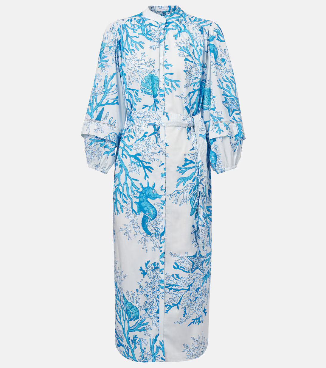 Cathy printed cotton shirt dress | Mytheresa (UK)