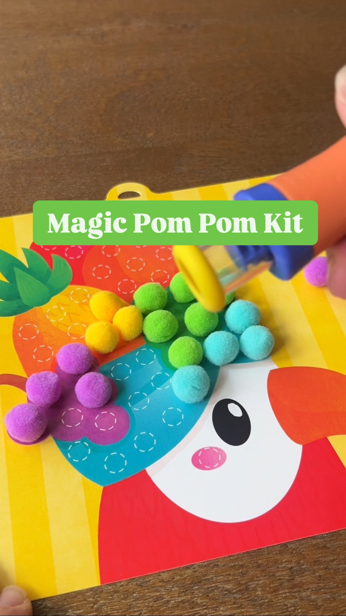✨Under $12! This is your new favorite open and go craft 🙌🏼 My 5 and 6 year old love it and even my (almost) 3 year old can do it with some help! The Pom Poms stay stuck to the sheet for an easy 3-D craft and sensory toy! 

#LTKKids #LTKFamily
