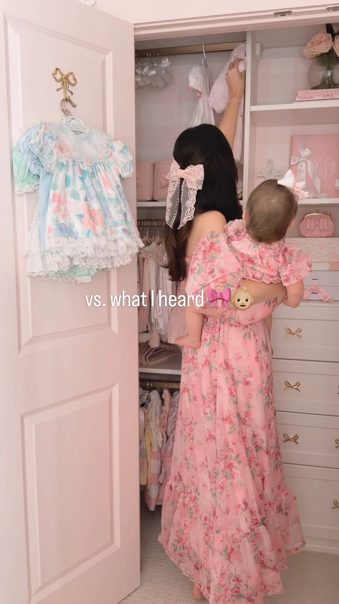We’re in our own pink world! I look back on our gender reveal now and laugh bc this is totally what went through marks head lol and now he wouldn’t have it any other way!

Code FRAPPS10 to save at the smocked flamingo 

#LTKootd #LTKmomlife #LTKBaby
