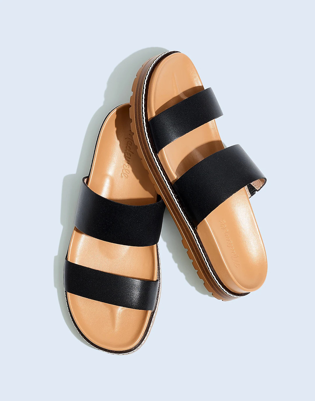 The Charley Double-Strap Slide Sandal | Madewell