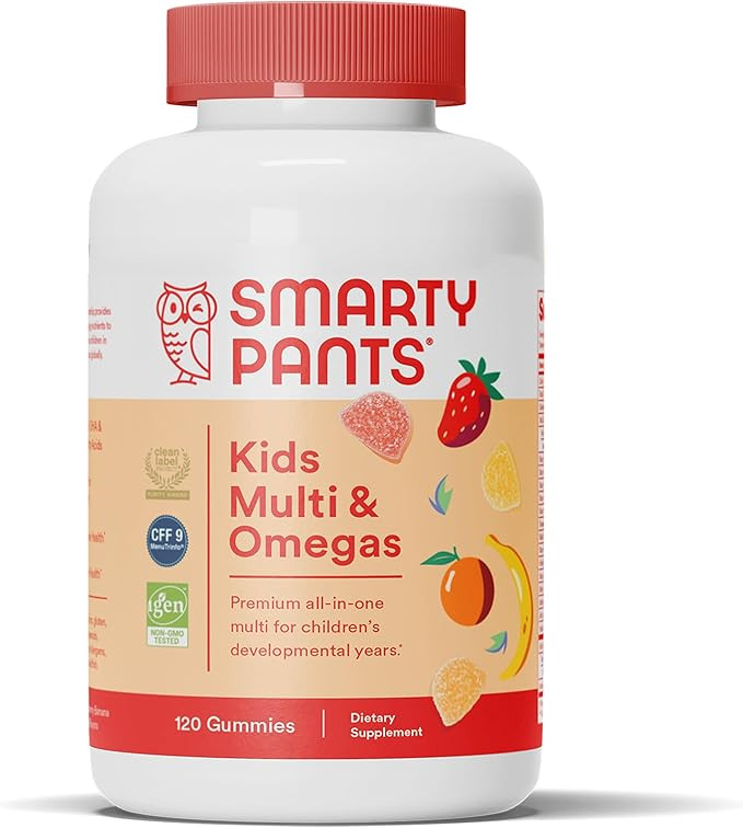 SmartyPants Kids Multivitamin Gummies: Omega 3 Fish Oil (EPA/DHA), Vitamin D3, C, Vitamin B12, B6... | Amazon (US)