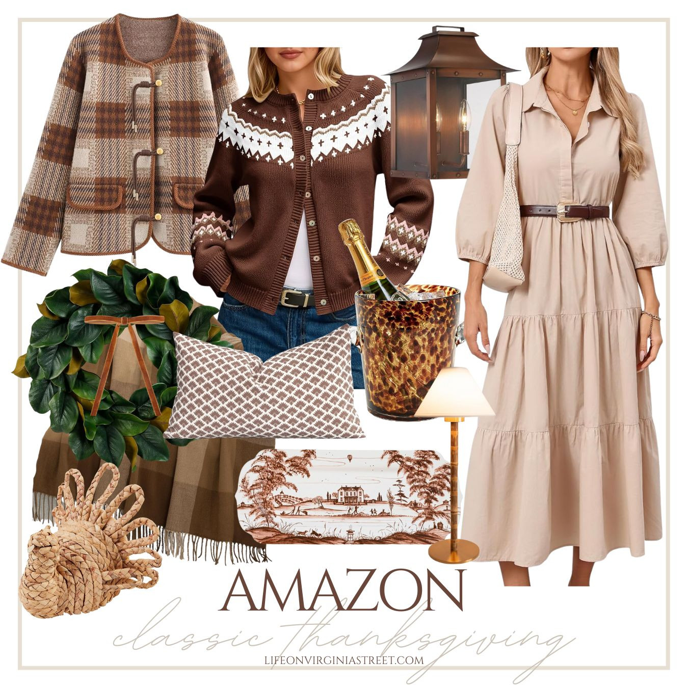 Chic Thanksgiving finds for your home and fall outfits, all from Amazon! #ltkholiday #ltkseasonal #ltkover40 #ltkmidsize #ltkunder50 #ltkunder100 #ltksalealert #ltkstyletip #ltkhome 

 #LTKSeasonal #LTKHome #LTKSaleAlert