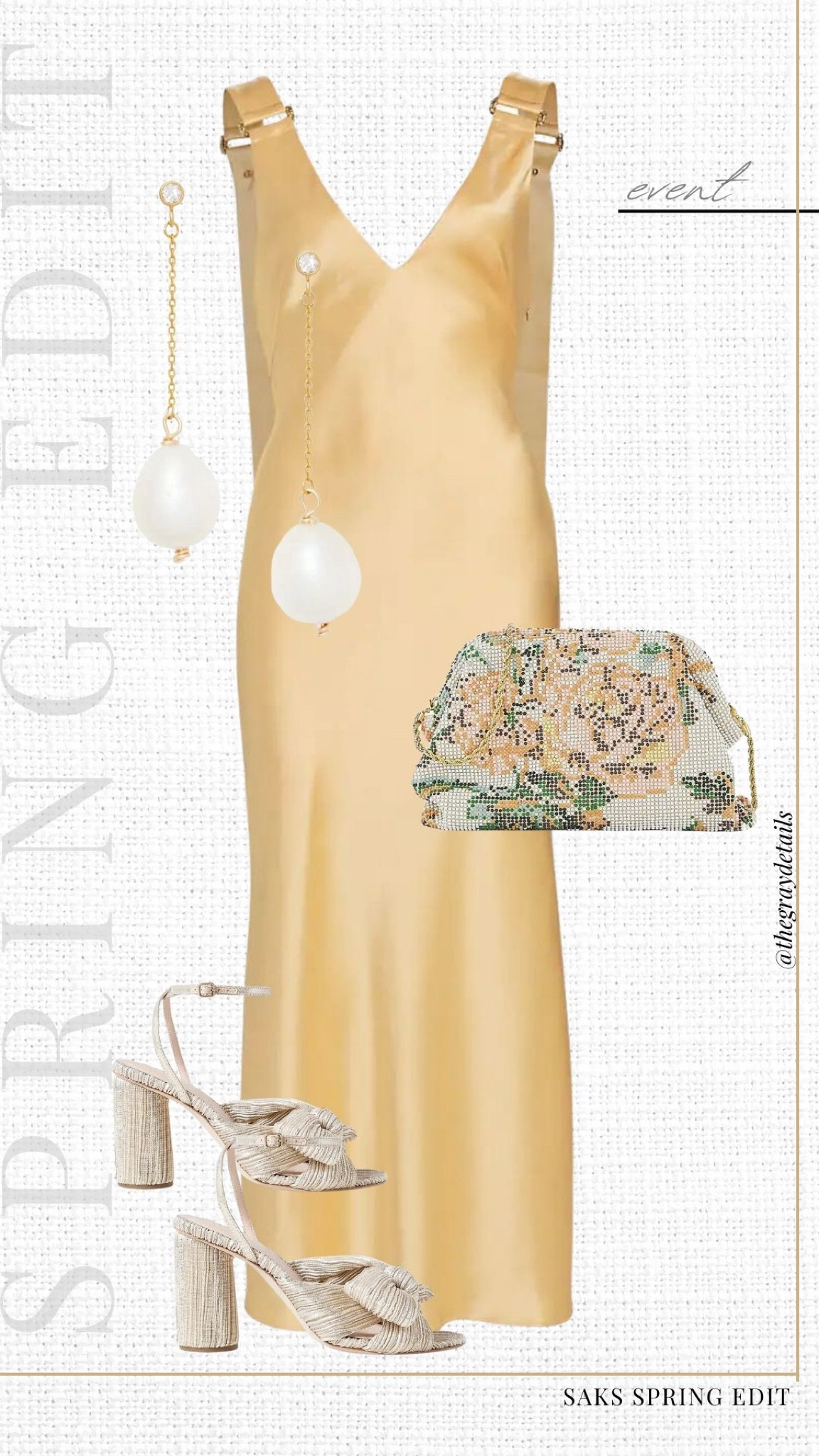 Spring wedding guest look | 25% off saks friends and family 

#LTKwedding #LTKsalealert #LTKstyletip