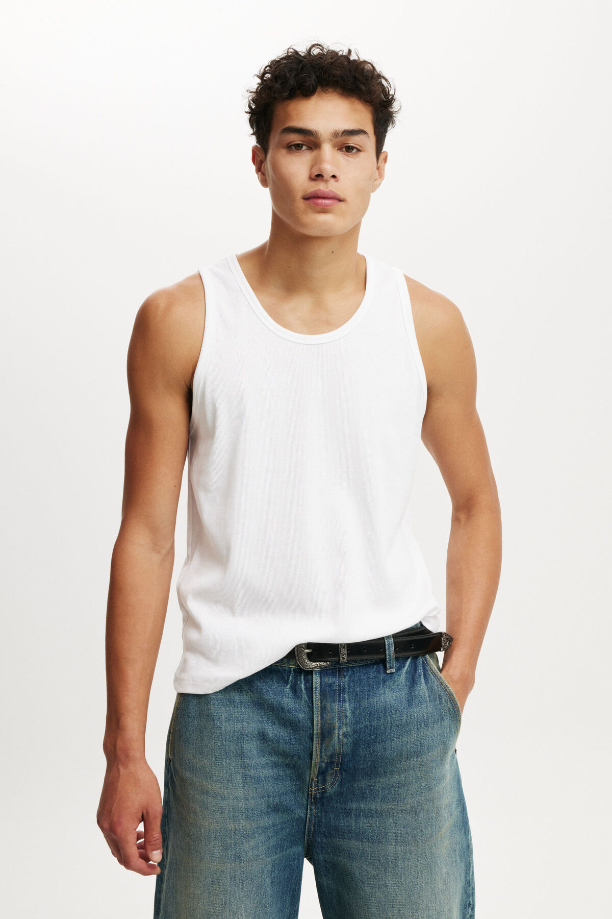 Loose Fit Rib Tank | Cotton On (ANZ)