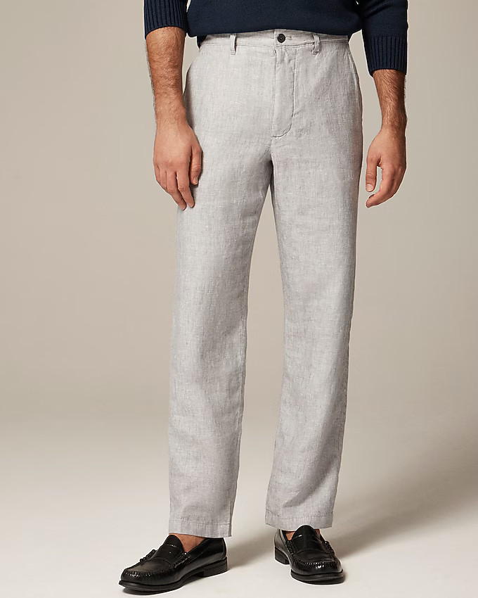 Classic-fit linen trouser | J. Crew US