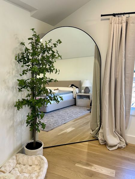 New arched black mirror!

// home decor, arched mirror, crate & barrel, aesthetic home, large mirror, floor mirror, 7’ mirror 

#LTKstyletip #LTKhome