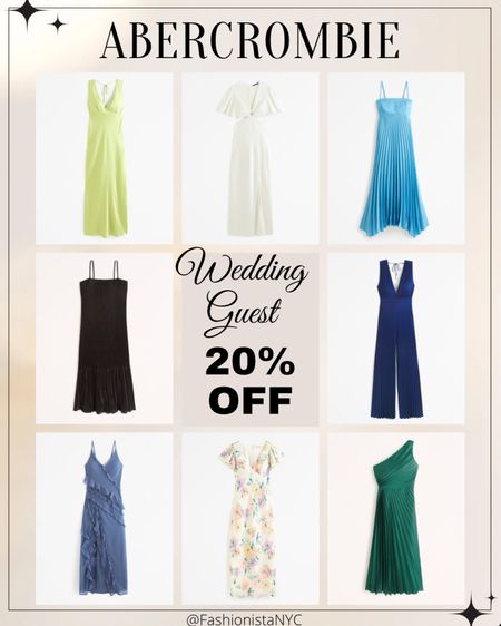 PSA: Wedding Season is in full bloom and Abercrombie has you covered!!! The Wedding Guest dresses are on SALE for 20% OFF!! Just click any photo to explore their new Wedding Guest Collection 🌹 

Any questions- Use the new comment feature - Would love to hear your thoughts my Friends!! 😍😍 
Dress - Work Outfit - Wedding Guest Dresses - Vacation- Travel - WorkWear - Wedding - SALE - Summer Outfit- Spring Outfit 

Follow my shop @fashionistanyc on the @shop.LTK app to shop this post and get my exclusive app-only content! Ring my Bell 🔔 to get Sale Alerts ‼️ 

#liketkit #LTKSeasonal #LTKparties #LTKfindsunder100 #LTKU #LTKwedding #LTKFestival #LTKsalealert #LTKfindsunder50 #LTKwedding #LTKSeasonal #LTKsalealert #LTKparties
@shop.ltk
https://liketk.it/4DBBX