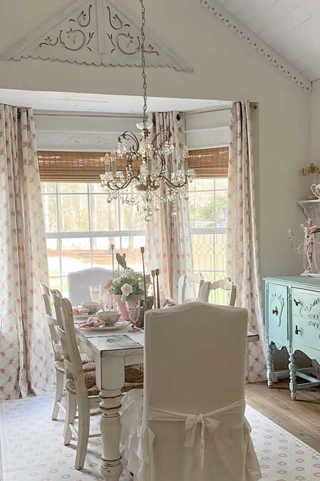 Beautiful cottage curtain panels on major sale 